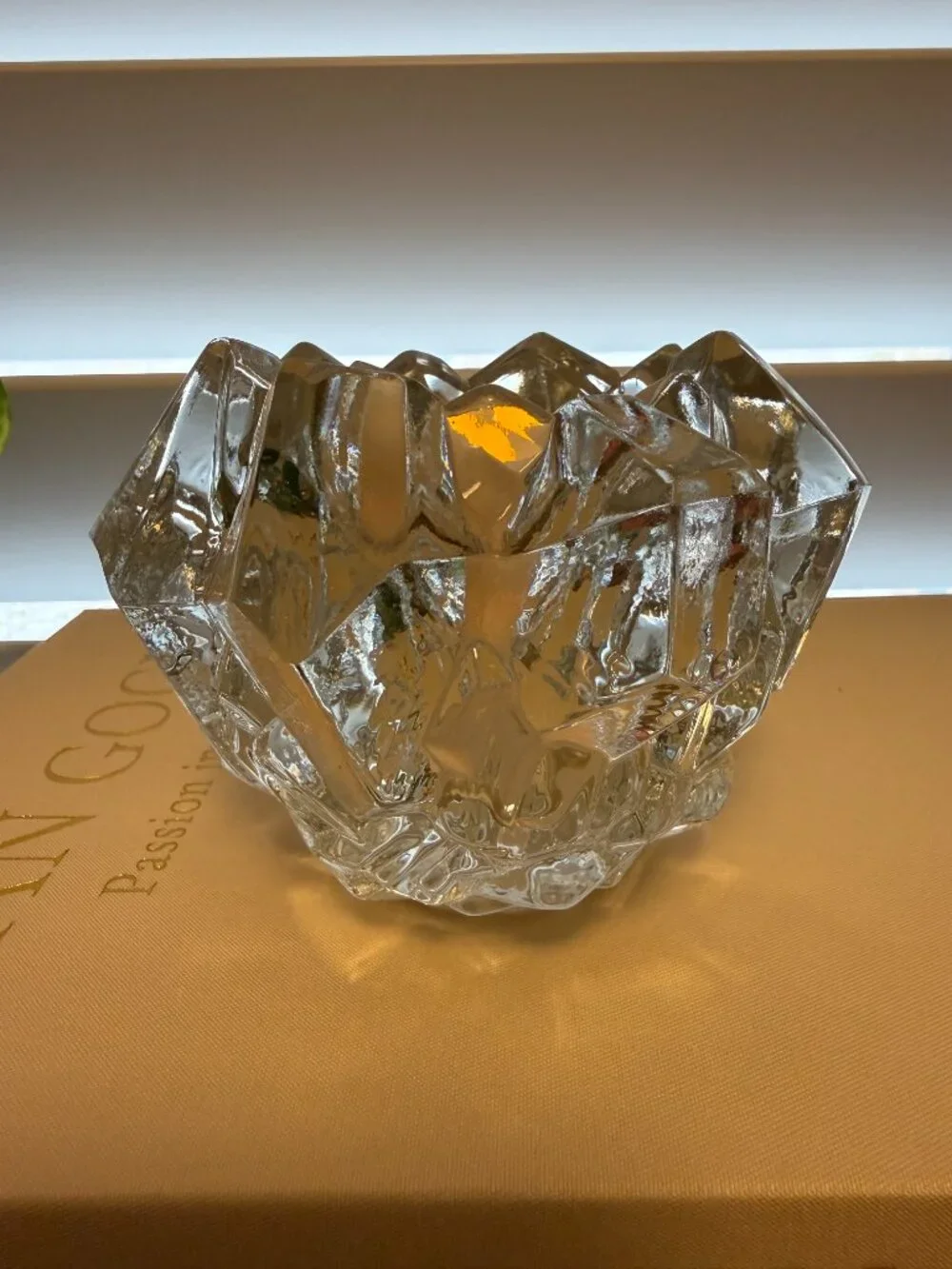 VTG Goebel 'Meteor' Crystal Candle Holders Pair